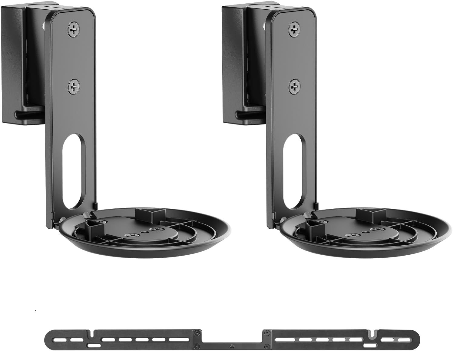 ynVISION Adjustable Wall Mount Brackets Compatible with Sonos Era 100 Speakers and ynVISION Wall Mount Compatible with Sonos Arc Bundle