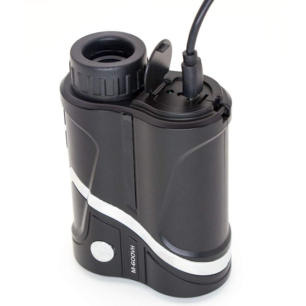 AIZYR Chercheur De Gamme De Golf, 600 Mètres Télescope Télémétrique Laser - Quatre en Un, Vitesse/Ranging/Hauteur/Angle (Erreur 0,5 Mètre), Noir