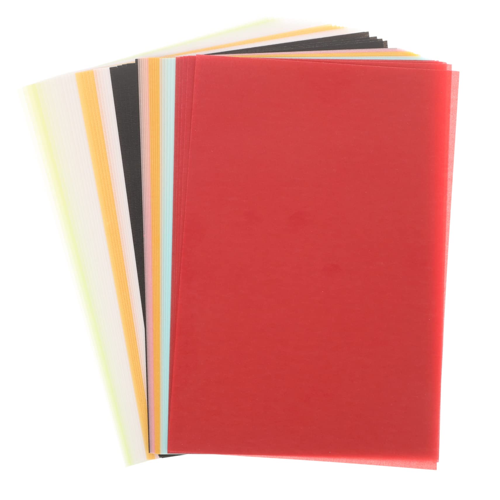 IWOWHERO 50 Sheets Multi-Purpose Colorful Transfer Paper for Copy Papers Fine Texture for DIY Crafts