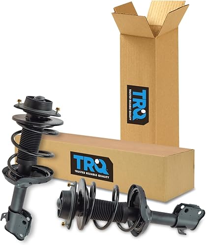 Miniatura 76 de TRQ - Conjunto de puntal delantero y resorte helicoidal (lados del conductor y del pasajero), para auto