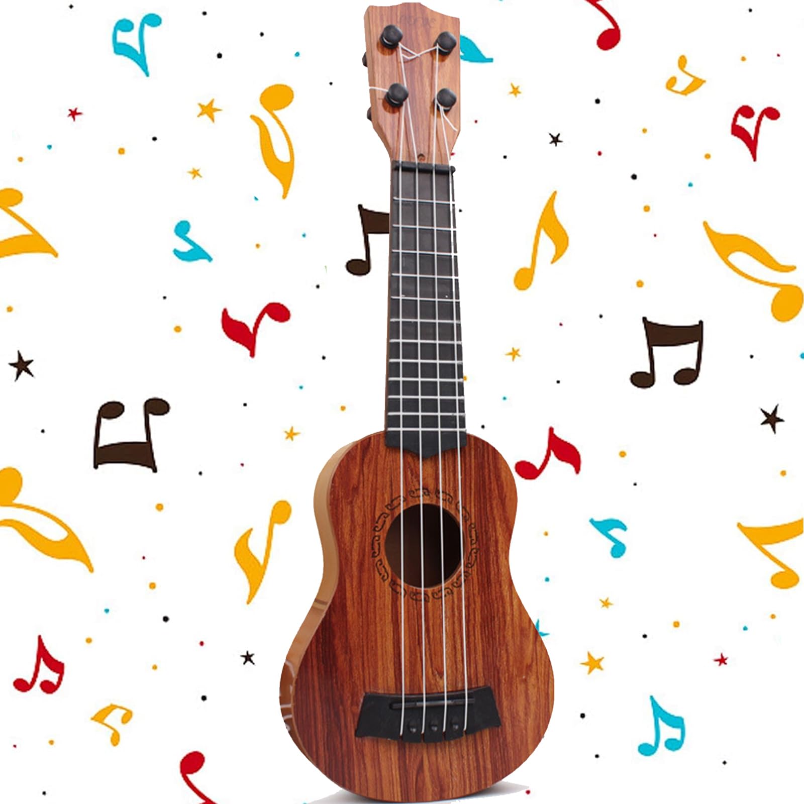 Jouet ukulélé pour enfants, 36 cm, jouet de guitare ukulélé avec 4 cordes réglables, instrument de musique ukulélé pour enfants, mini guitare musicale Jouet ukulélé pour enfants, 36 cm, jouet de guitare ukulélé avec 4 cordes réglables, instrument de musique ukulélé pour enfants, mini guitare musicale