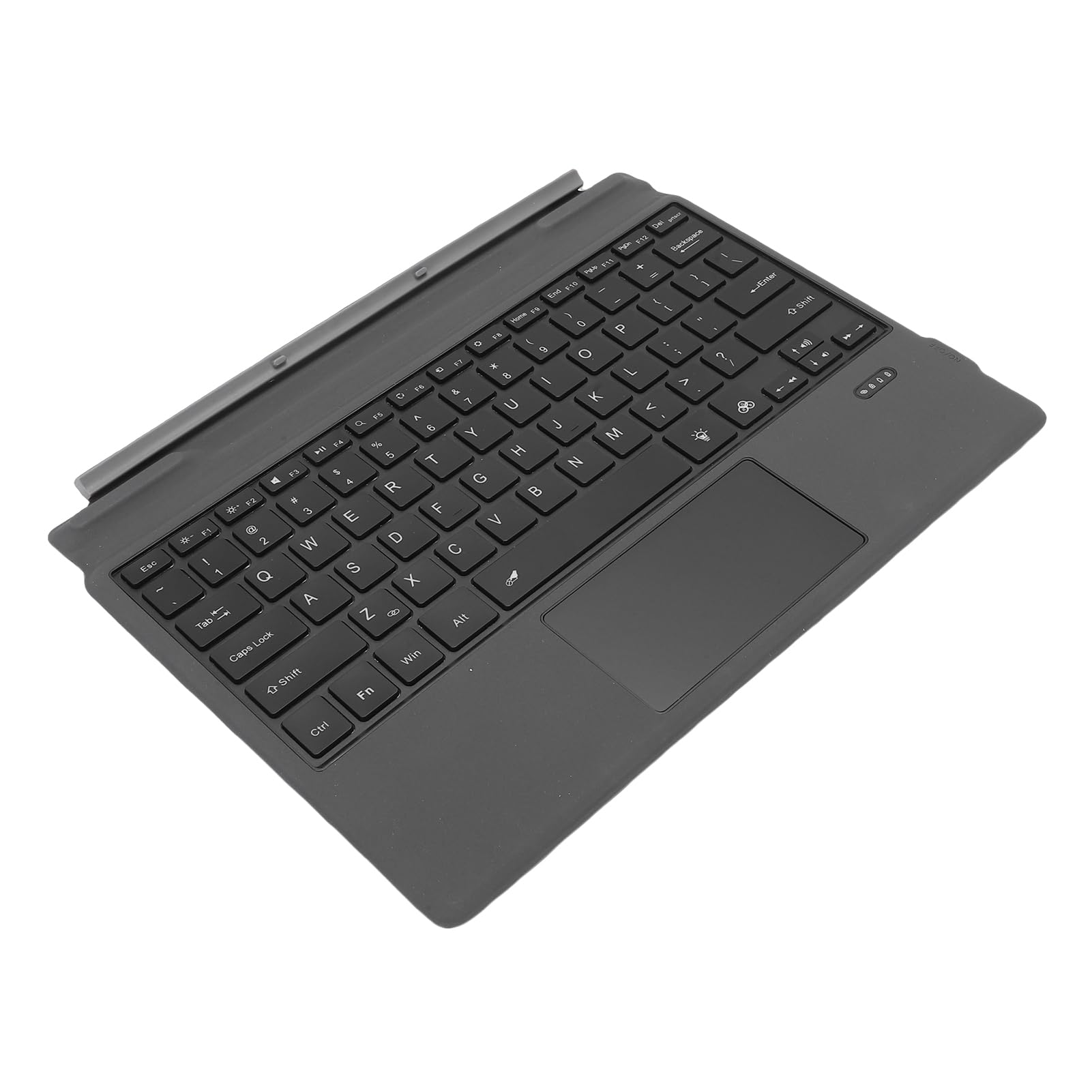 Tastiera Bluetooth Touchpad Custodia per Tastiera Wireless Retroilluminata Staccabile Segnaposto per da Viaggio a Prova di Spruzzi con Touchpad in Vetro per