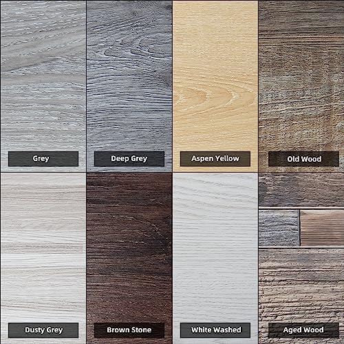 Art3D Peel And Stick Floor Tile Vinyl Wood Plank Samples Set Of 6, Rigid Surface Hard Core Easy Diy Self-Adhesive Flooring #TOP1