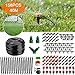 Produktbild FeelGlad Bewässerungssystem Garten, 158PCS DIY Einstellbar Automatik 40M Mikro Drip Bewässerung Sbausätze für Landschaft, Flower Bed, Terrasse Pflanzen, Gewächshäuser, Gärten, Rasen