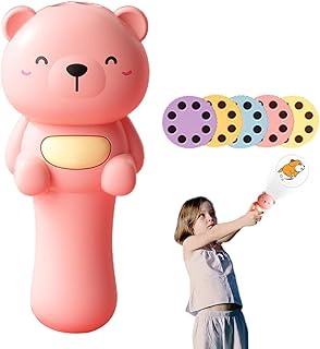 lanterna para crianças 4 a 8 anos – slides lanterna urso desenho animado – Tocha infantil com 40 imagens animais, lanterna projeção luz educacional para dormir Nanyaciv