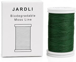 Java Moss Thread, 656 ft Cotton Line for Aquariums & Terrariums | Biodegradable Cotton Thread to Attach Moss to Driftwood, Rocks and Terrarium Decor; Blends In as Plants Establish