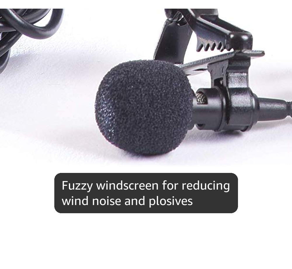Amazon.com: Purple Panda Wired Lavalier Microphone Omnidirectional