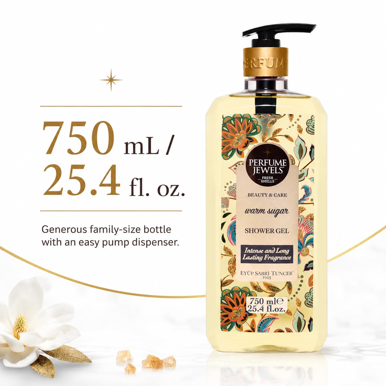 Eyüp Sabri Tuncer Pj Duş Jeli Warm Sugar 750 Ml Pet Şişe