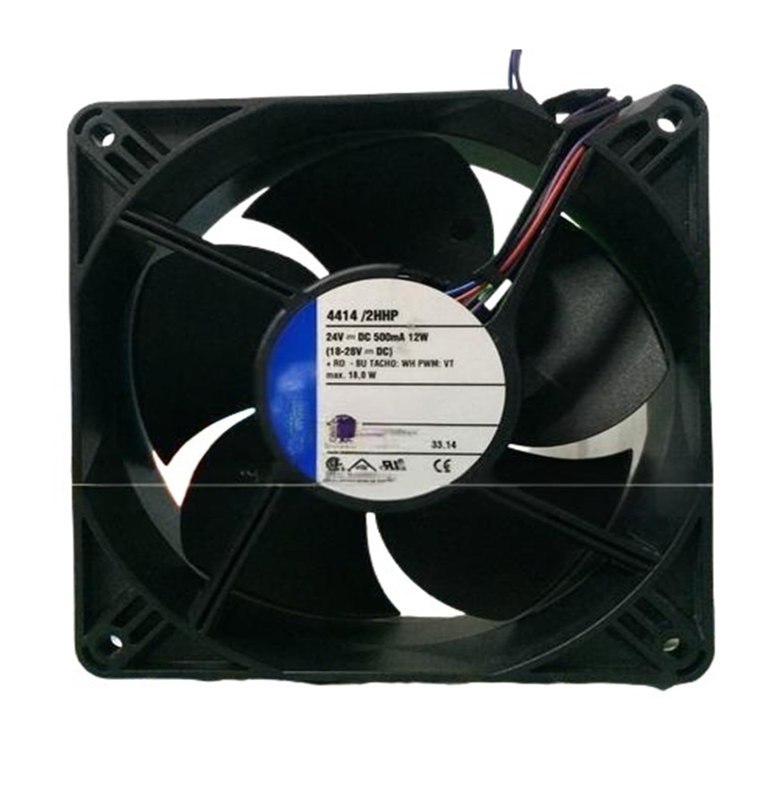 ZBWZXBDJ 4414/2HHP 24V 12W 12038 Cooling Fan