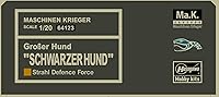 Vista 7 de Hasegawa - Kit de modelo de interceptor humanoide no tripulado tipo espacial 1:20 'Großer Hund Schwarzerhund' (Ma.K.)