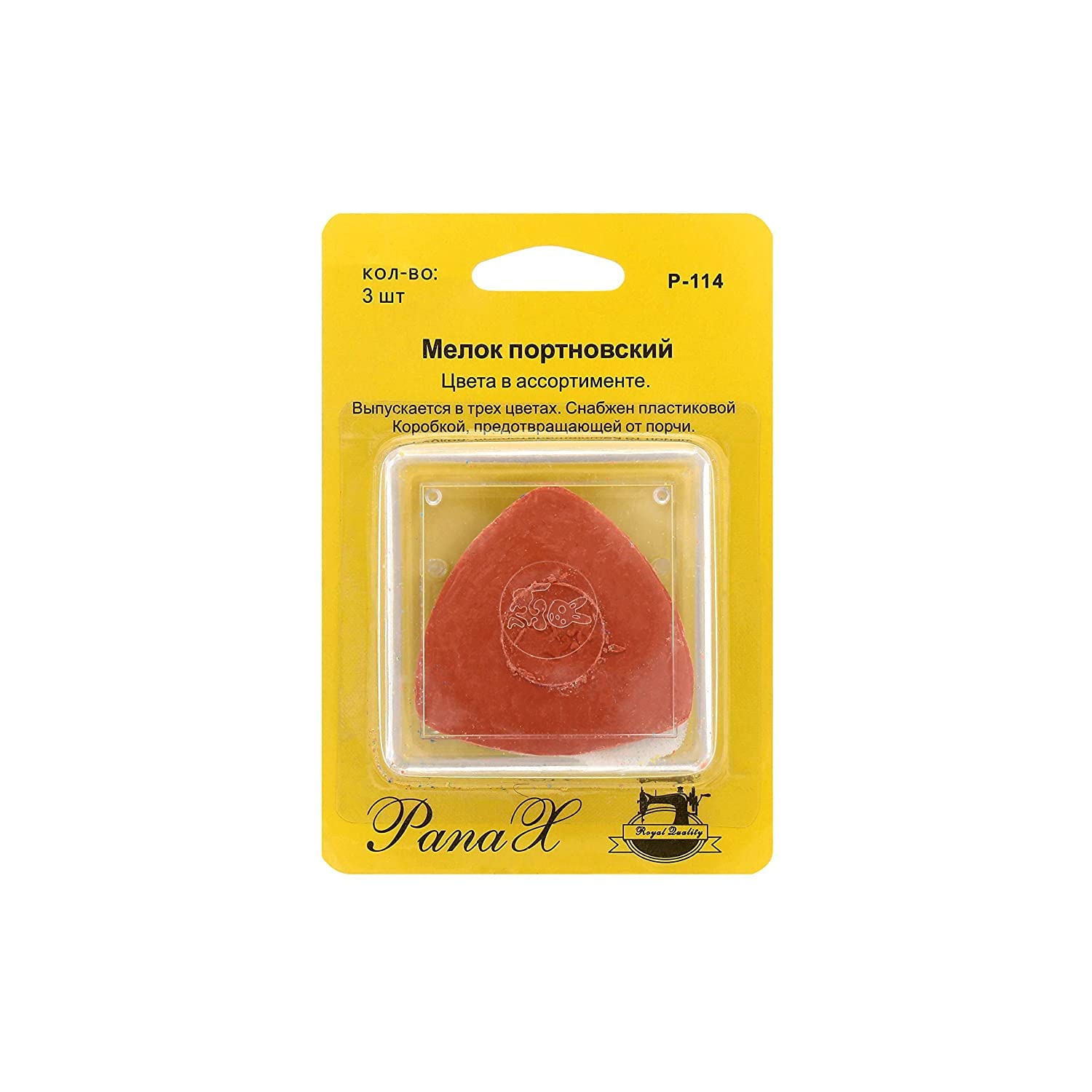 PANAX 3 Pieces Triangle Tailor's Chalk
