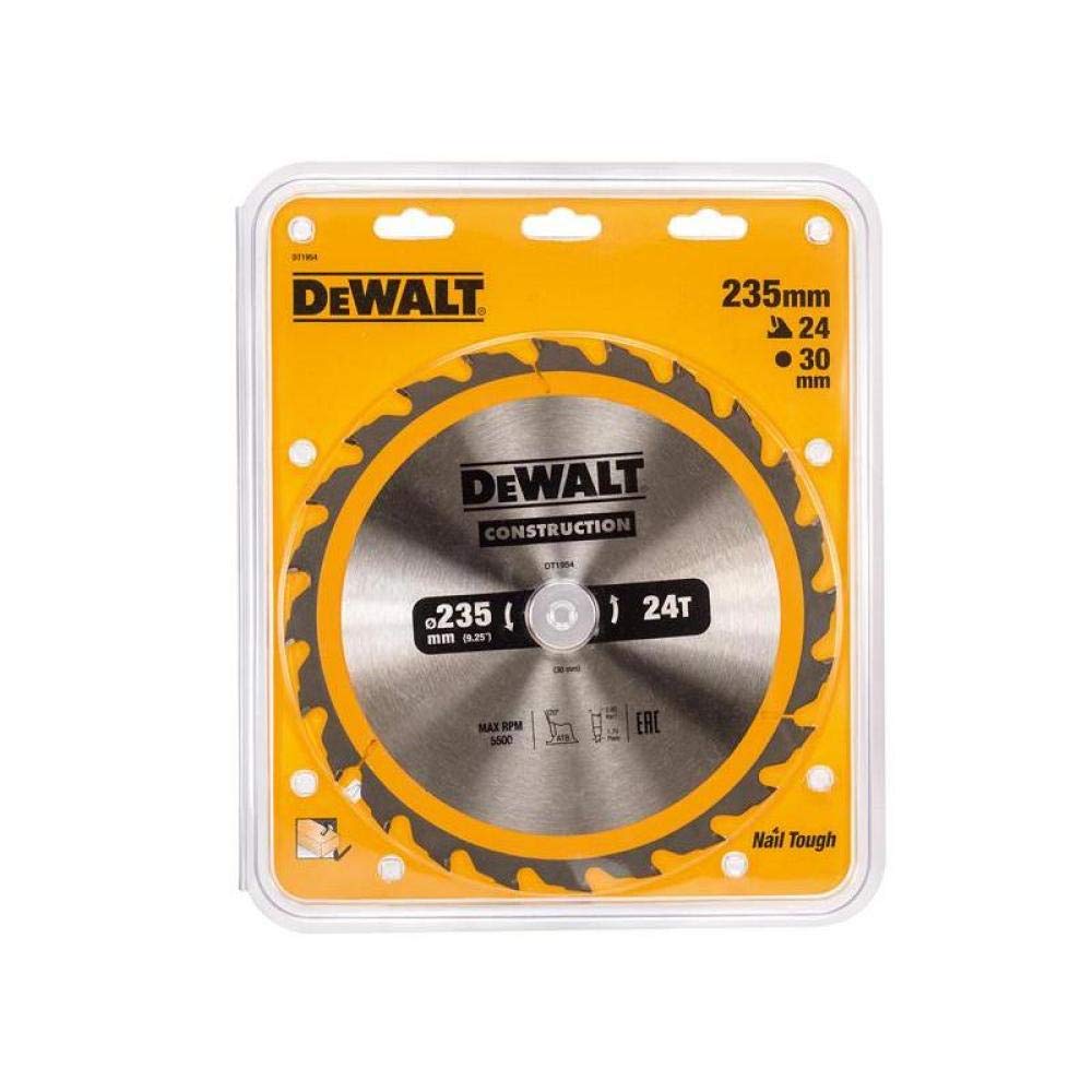 Image secondaire de DeWalt DT1954-QZ - Hoja para construcción 235x30mm 24T