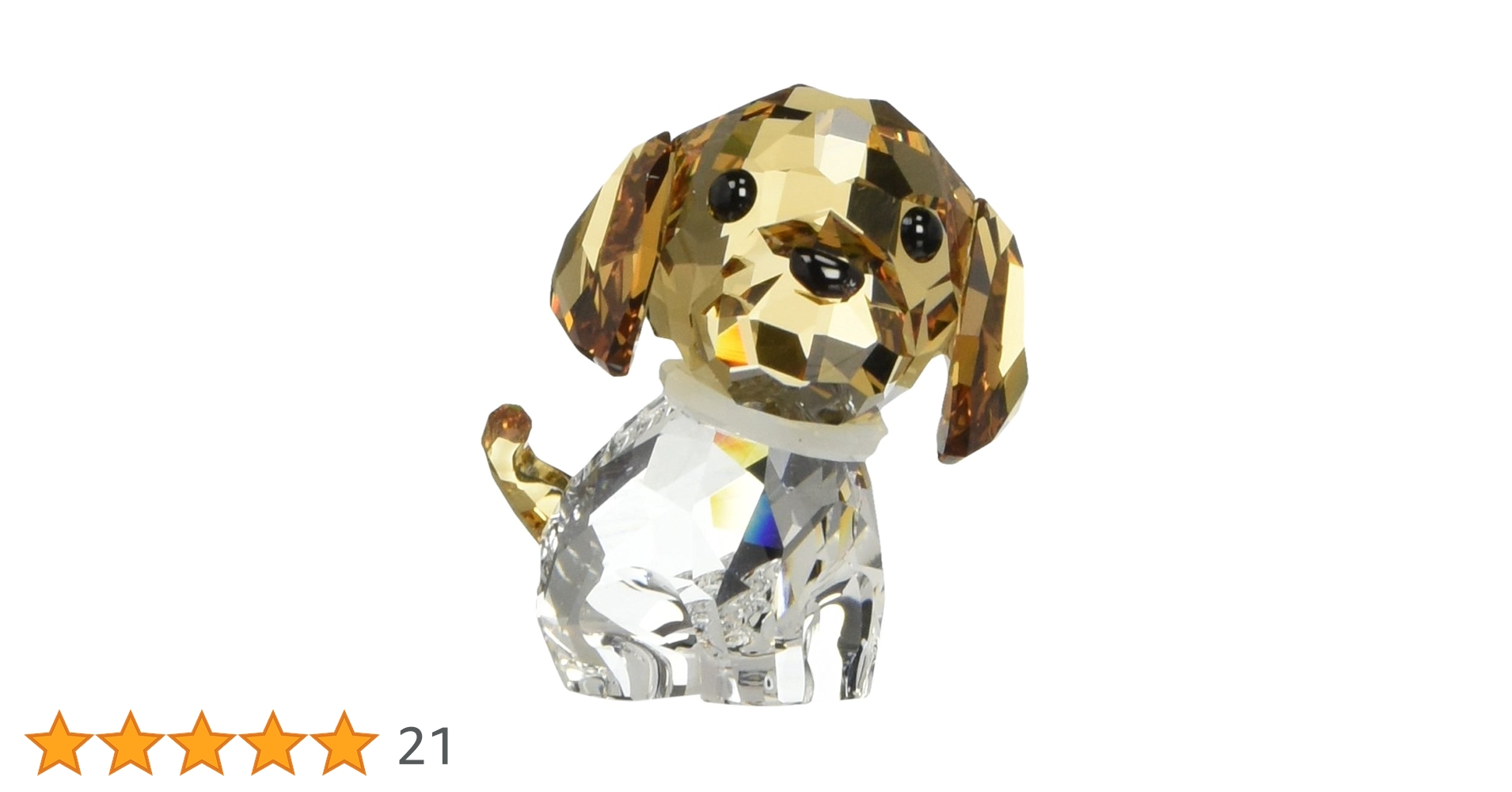 スワロフスキー Swarovski 『Puppy - Max（ビーグル）』 Swarovski Puppy Figurine, Max The Beagle : Amazon.com.au: Home