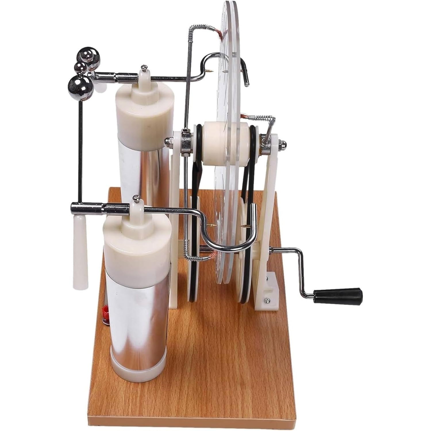Elektrostatischer Induktionsgenerator Wimshurst-Maschine – Leyden-Glasentladungsgerät, Lehrinstrument for Physikexperimente zur Demonstration statischer Elektrizität
