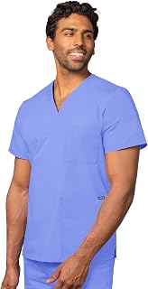 Adar Universal Unisex Scrubs - V-Neck Tunic Scrub Top