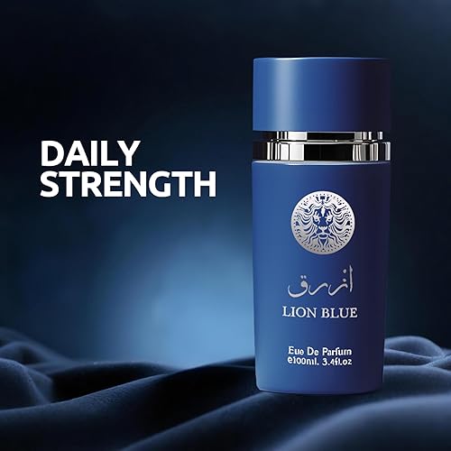 Miniatura 8 de Set de regalo de colonia para hombre (paquete de 4 unidades (negro león, azul león, AZAD, chocolate Sarah), 3.4 onzas líquidas cada uno, fragancia