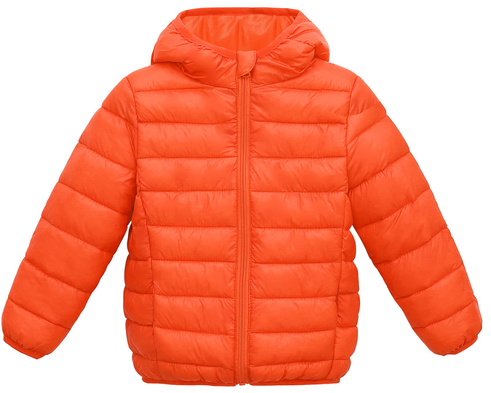 Happy Cherry Kids Lightweight Puffer Jacket Packable Bubble Coat Down Cotton Coats Zip Up Hooded Outwear