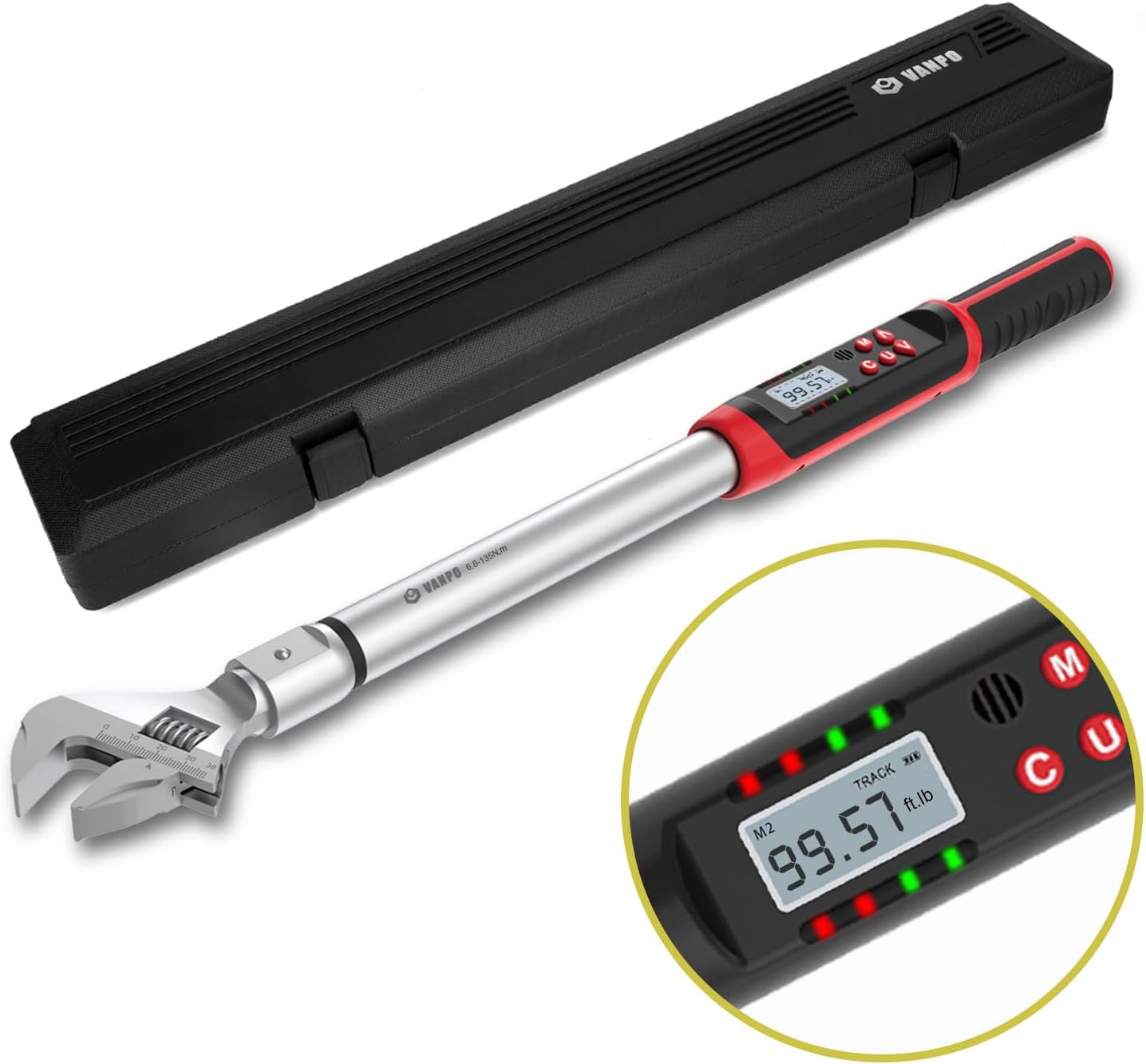Yellow Jacket 60648 Digital Adjustable Torque Wrench Adapter Yellow Jacket  60647 Adjustable Torque Wrench Head Tekton Torque Wrench