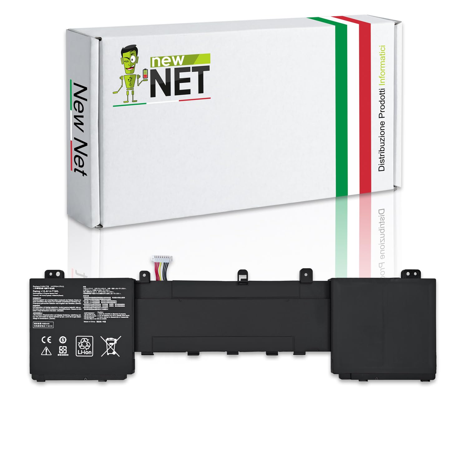 Batteria compatibile con ASUS ZenBook Pro UX550G, UX550GD 15.4V 4614mAh