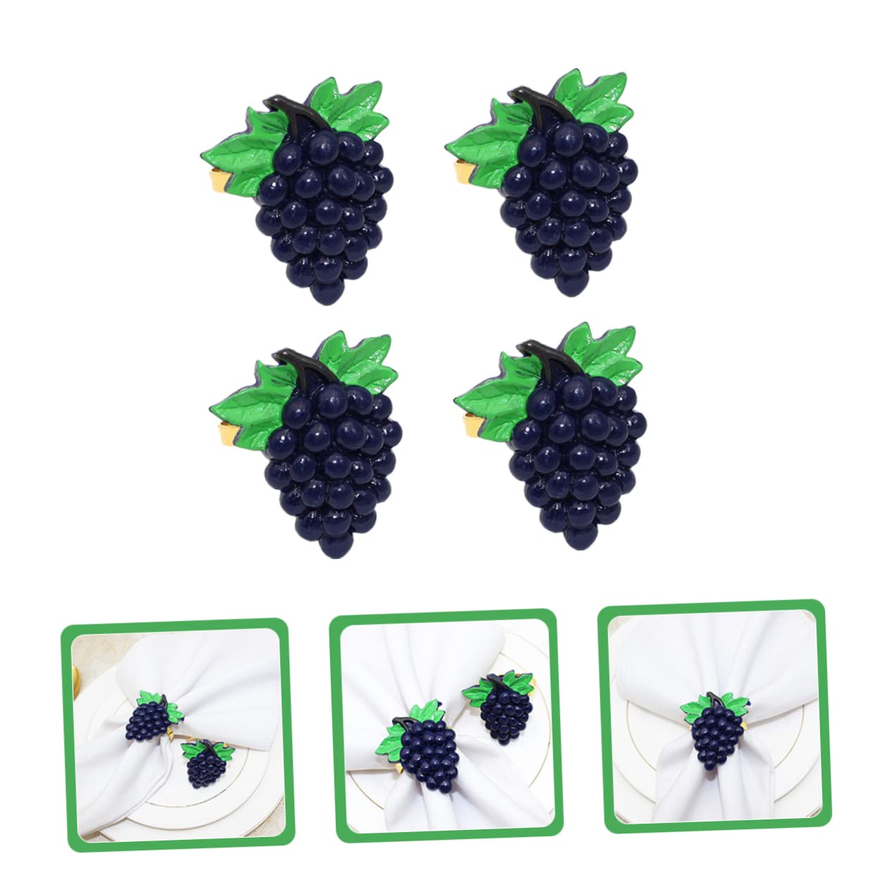 TOPBATHY 20stücke Serviettenringe Obstform Napkin Buckles Für Partys Hochzeiten Und Besondere Anlässe Langlebigem Dekorieren Von Tischgedecken