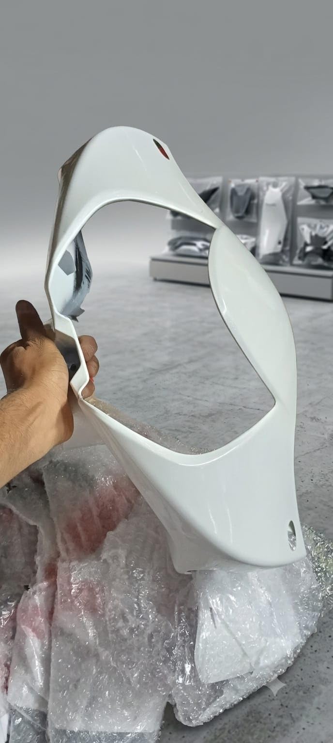 Aviator Front Head Light Mask White clour | Scooter Body Part, Glossy Finish, Easy Fitment, Replacement Part, Durable Build-image-30
