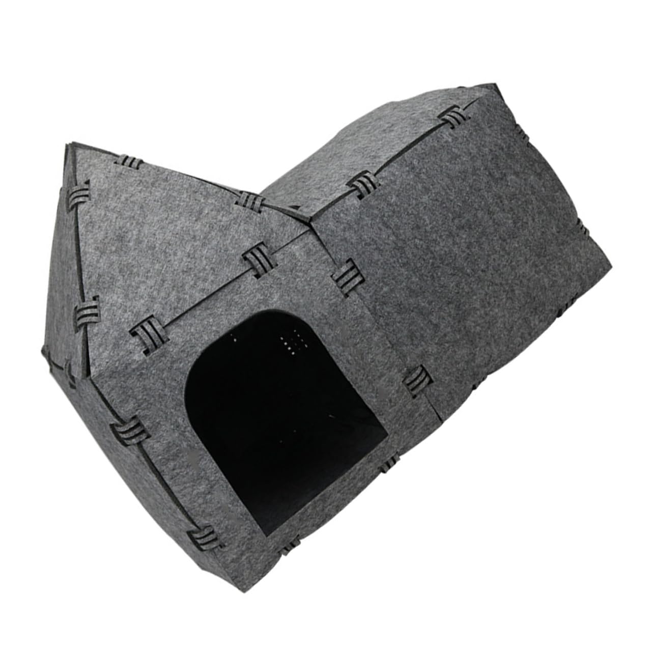 BESPORTBLE Casa para Gatos De Fieltro DIY Túnel para Mascotas Juguete Interactivo Casa Nido para Gatos DIY
