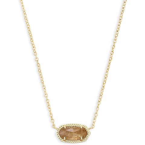 Kendra Scott Elisa Pendant Necklace for Women, Fashion Jewelry, 14k Gold-Plated