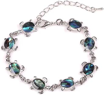 KunBead Jewelry Sea Turtle Owl Dolphin Butterfly Cross Shell Bracelet Women Birthday Adjustable Bracelets for Summer