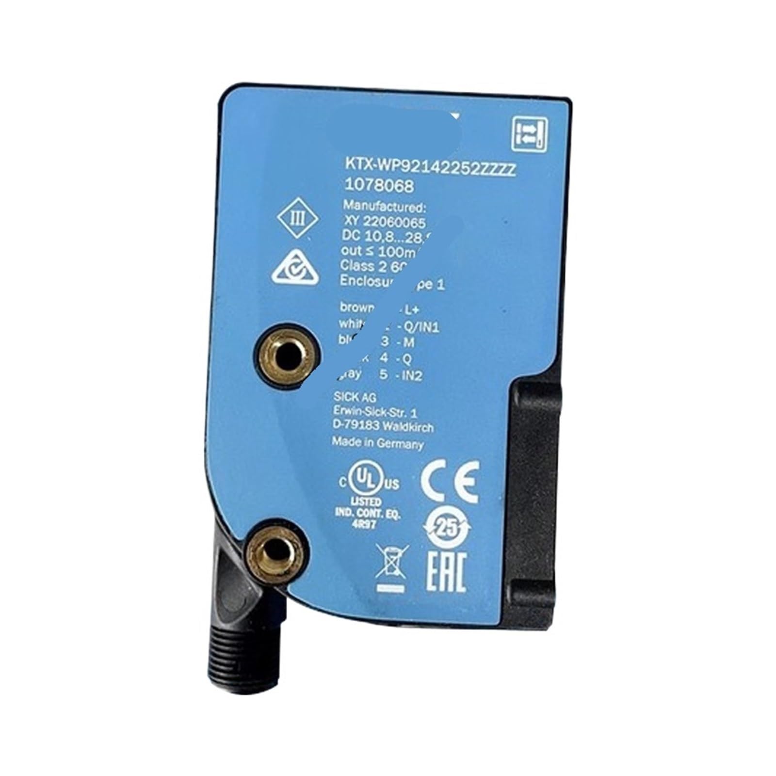 Capteur KT5W-2P2116 évite les erreurs de coupe sur emballages imprimés complexes