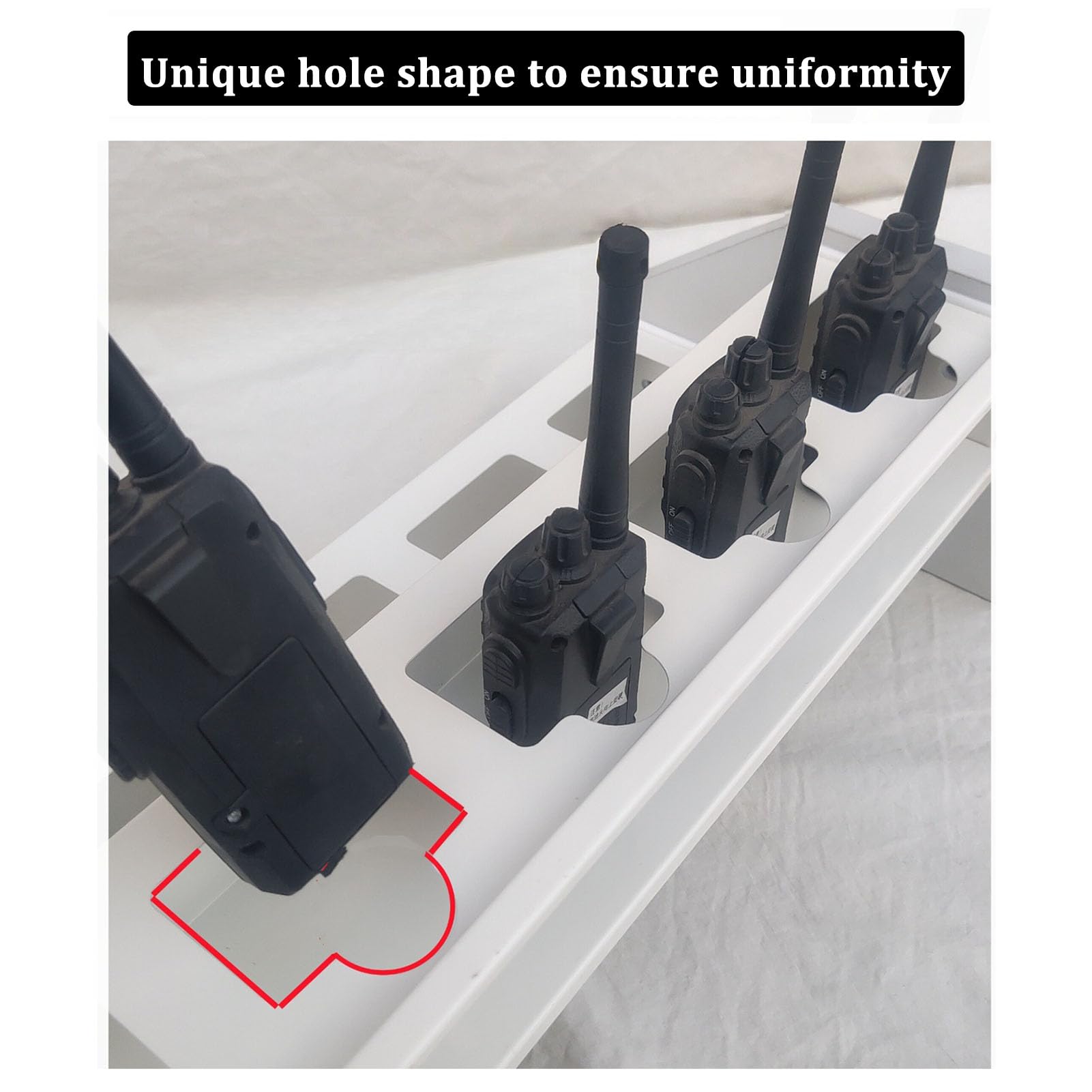 Générique Support de Talkie-walkie de Bureau avec Base de Chargement