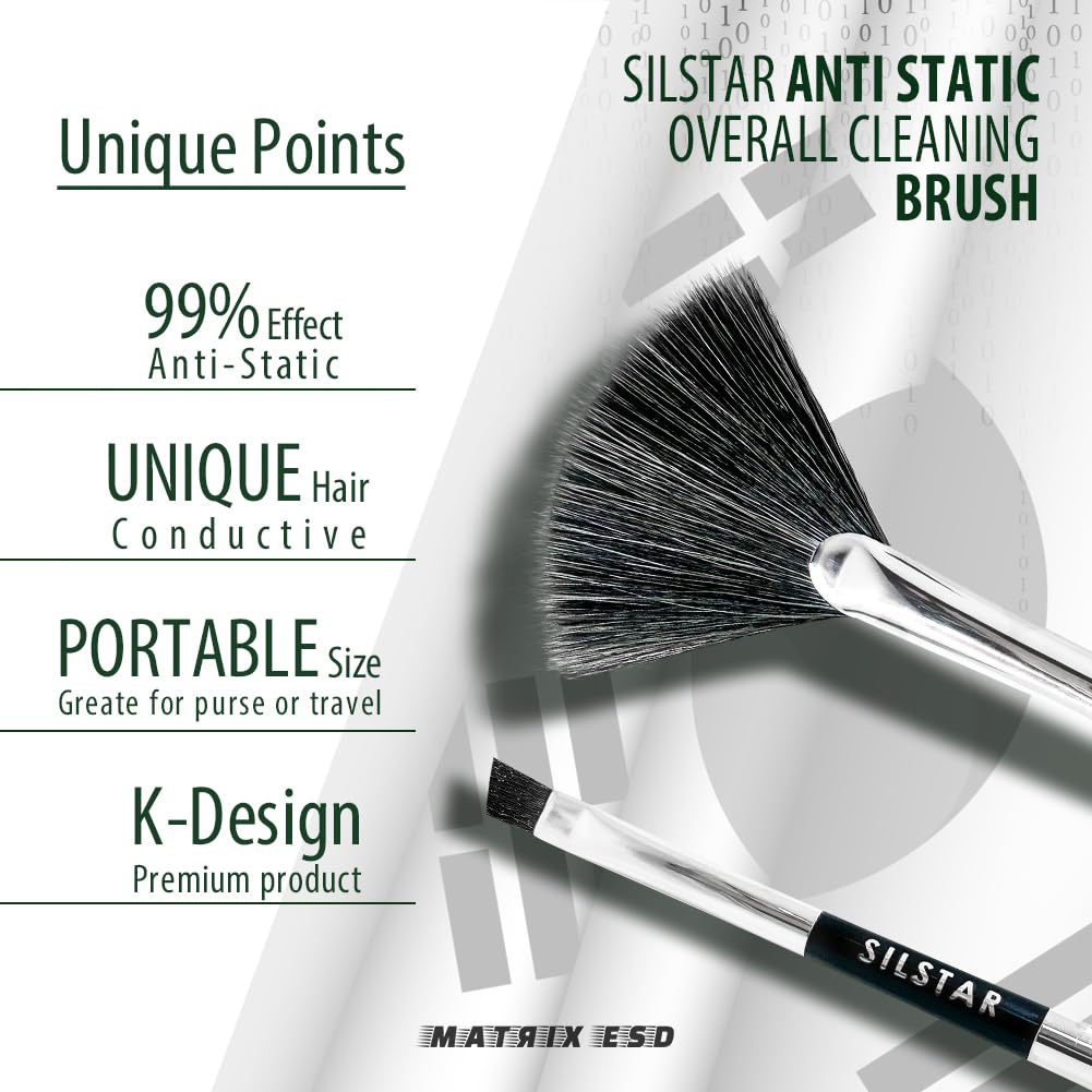 SILSTAR Anti Static Brush - Clean Models & Figures -6 SILSTAR Anti Static Brush - Clean Models & Figures -6
