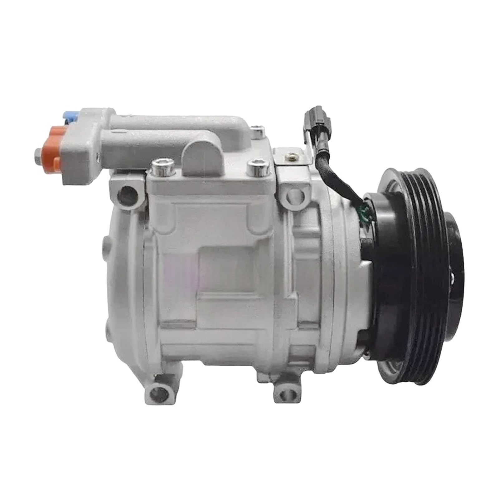 4PK 12V AC Compressor Compatible with Doosan DL200 DL220 DL250 DX140LC DX160LC 2208-6013B 22086013B 1K191-6013B 2208-6013A 4372301060 T7155