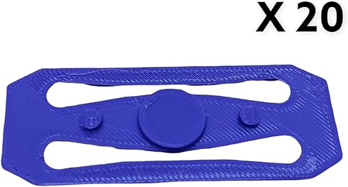 Miniatura 6 de Replacement Track Connectors Compatible with Hot Wheels Track (Set of 20) (Blue)