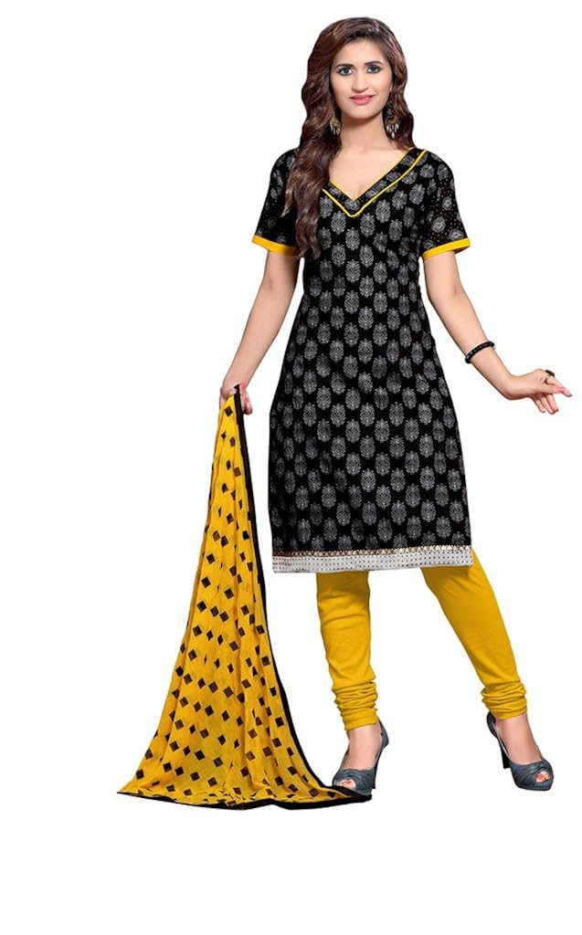 Black Kurta Imported Chudidar