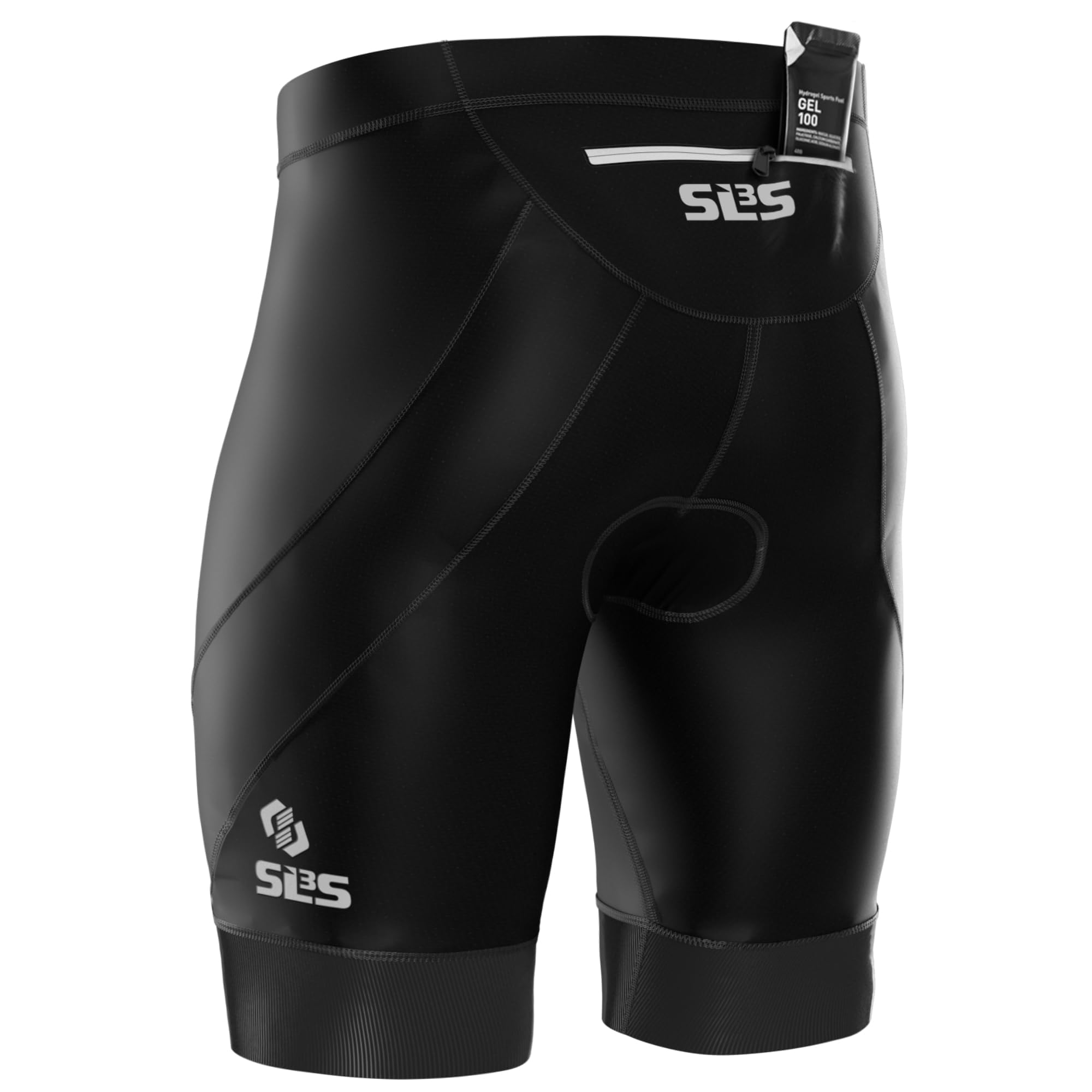 SLS3 Triathlon szorty dla mężczyzn - Tri-Shorts męskie szorty Tri Short FX Z - 1 kieszeń krótkie, świetna trwałość i dopasowanie, zaprojektowane przez sportowców