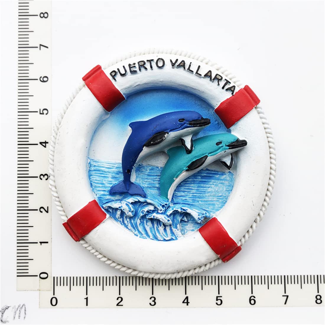 Ián Para Nevera De Puerto Vallarta éxico Colección De Adera 3D