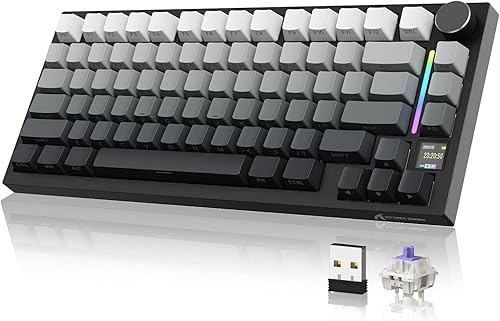 YINDIAO ATTACK SHARK X820 Ultra Gasket Mechanische Tastatur mit TFT…