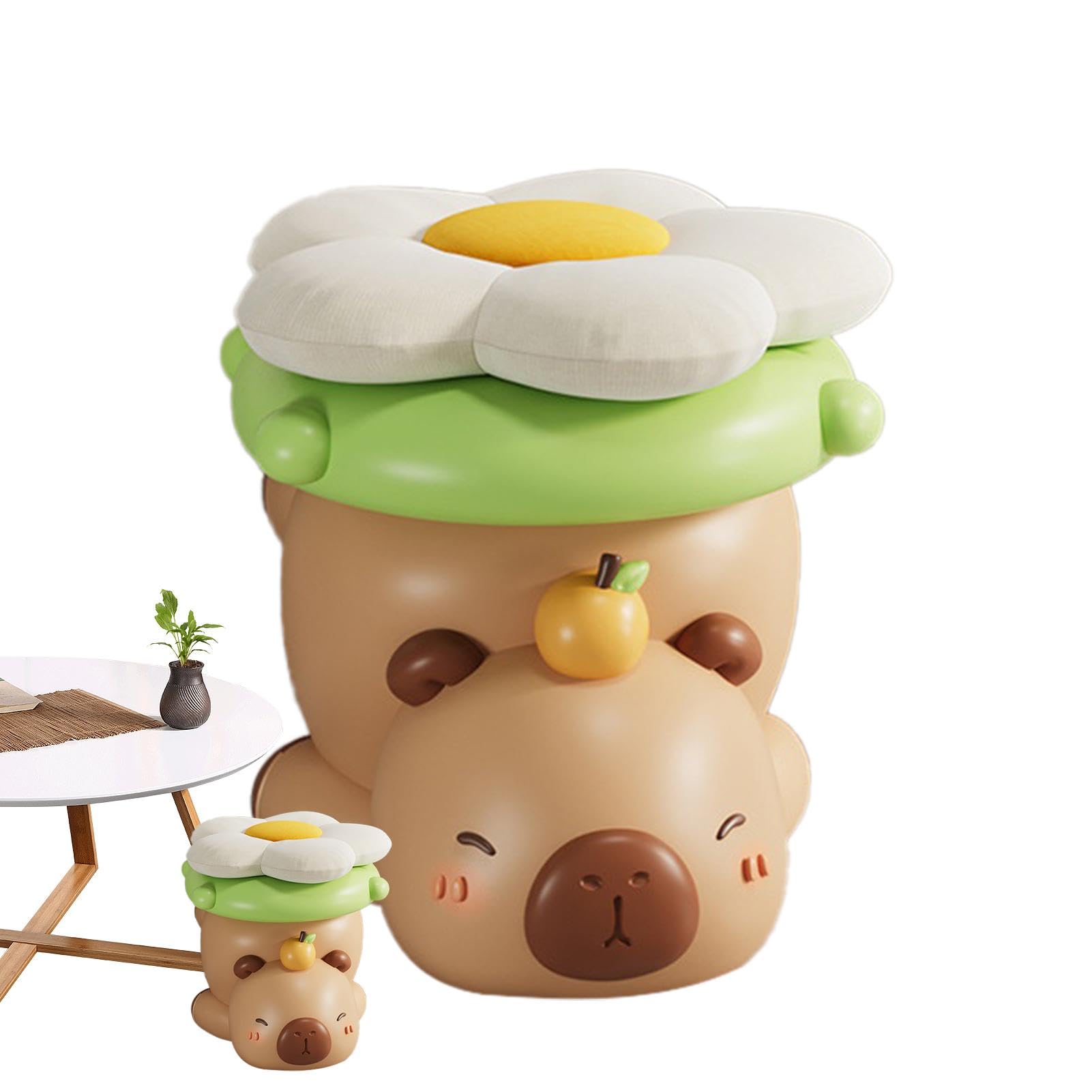Capybara tabouret tendre pouf animalier pour créer un nid douillet chez soi