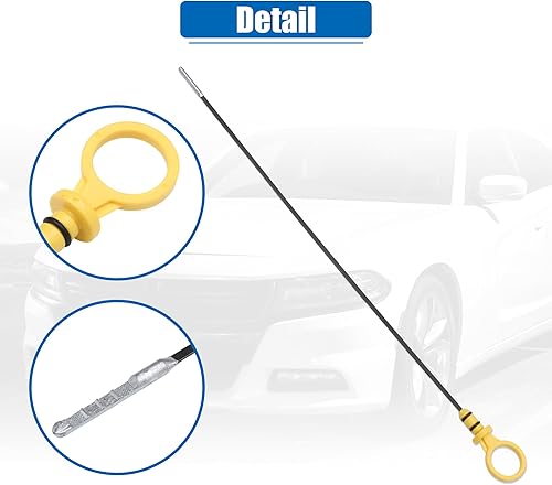 Miniatura 5 de X AUTOHAUX Indicador de nivel de aceite del motor para Chevrolet Cruze 2011-2015 4 Cyl 1.4L para Chevrolet Sonic 2012-2015 4 Cyl 1.4L No.55574244