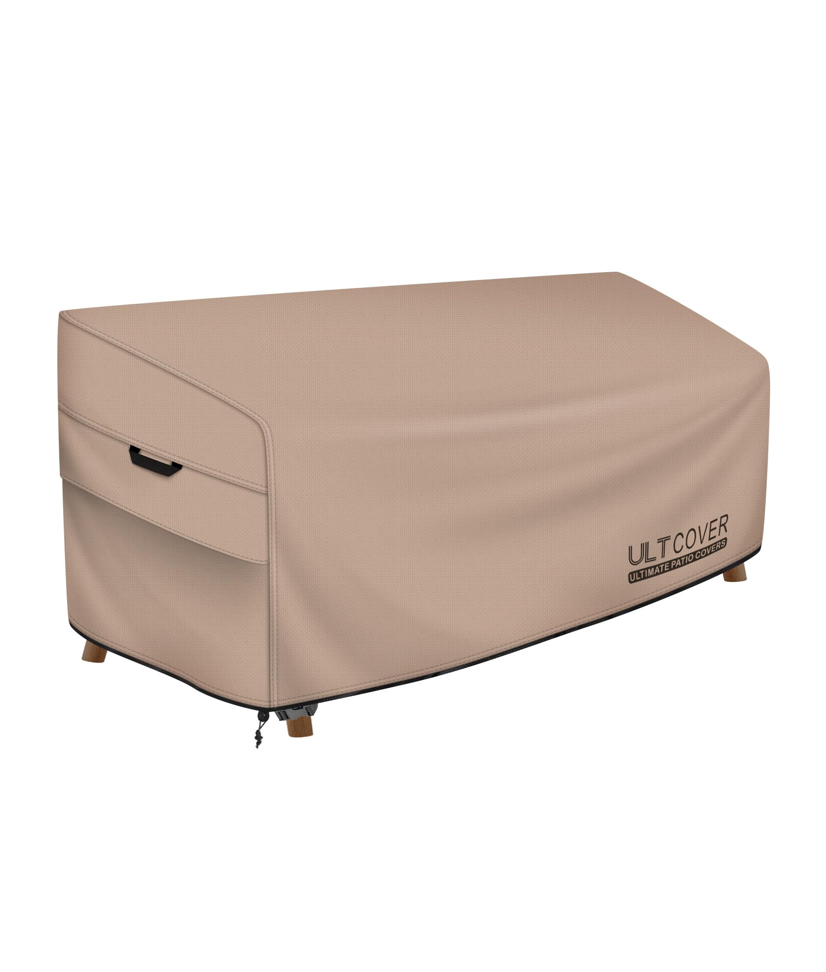 ULTCOVER Waterproof Outdoor Bench Furniture Cover, 58W x 28D x 35H in