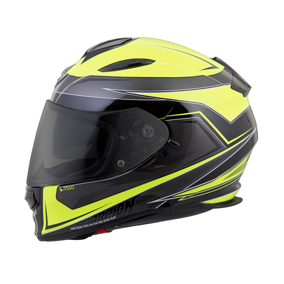 ScorpionExo Unisex-Adult full-face-helmet-style EXO-T510 Helmet (Neon and Black,X-Small), 1 Pack