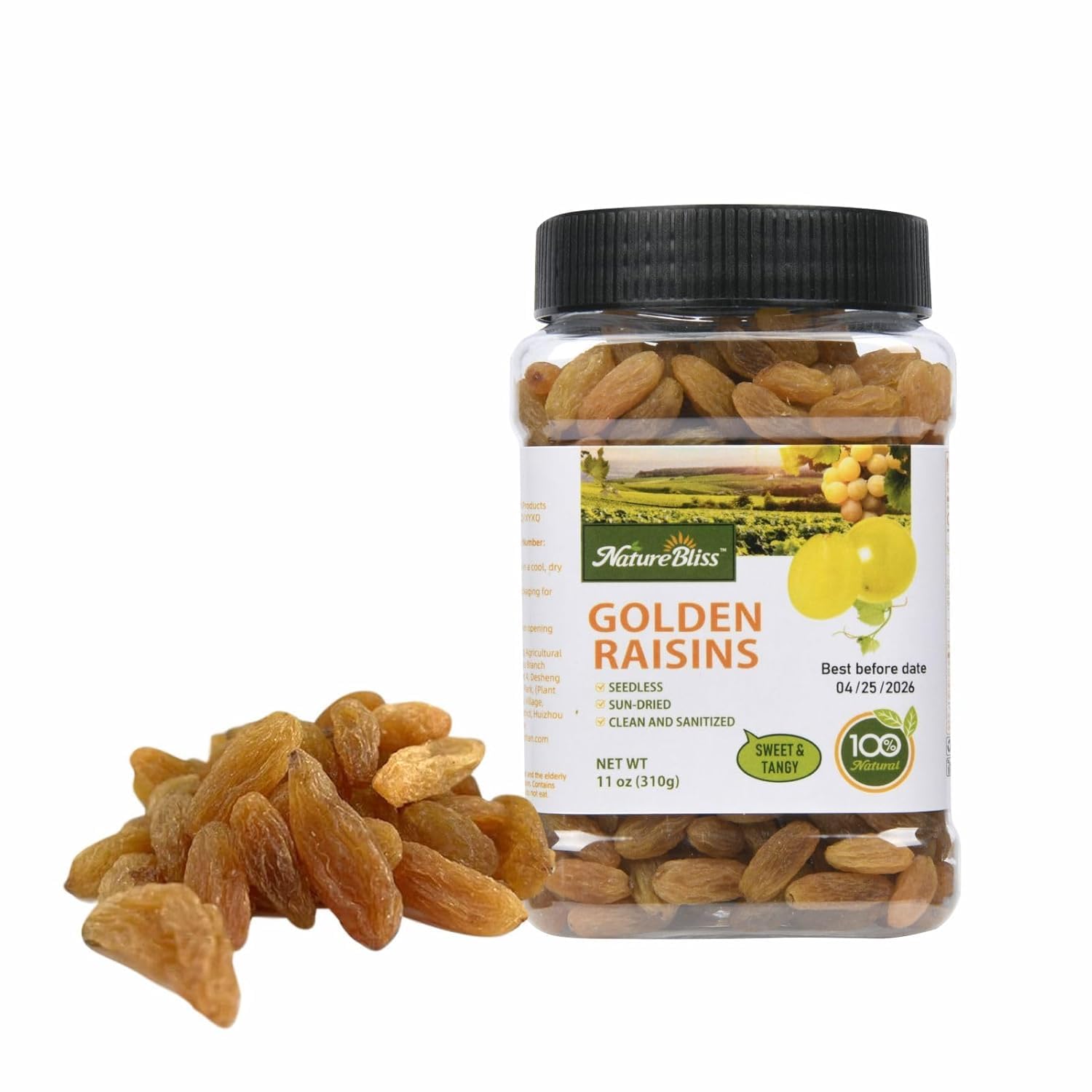 11oz Golden Raisins + 6oz Green Raisins