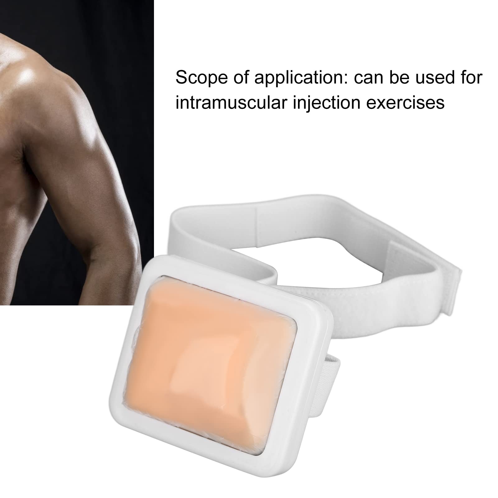 Injection Training Pad, Wearable Design Practical Pad Reusable Teaching Accessories Injection Practice Kit Suture Practice Kit Teaching Supplies for Medical Students Training Practice Pad