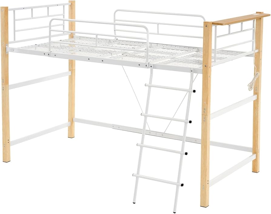 高さ130cm】ロフトベッド パイプベッド シングル 耐荷重150kg Amazon.co.jp: 【高さ130cm】 ロフトベッド パイプベッド シングル 耐