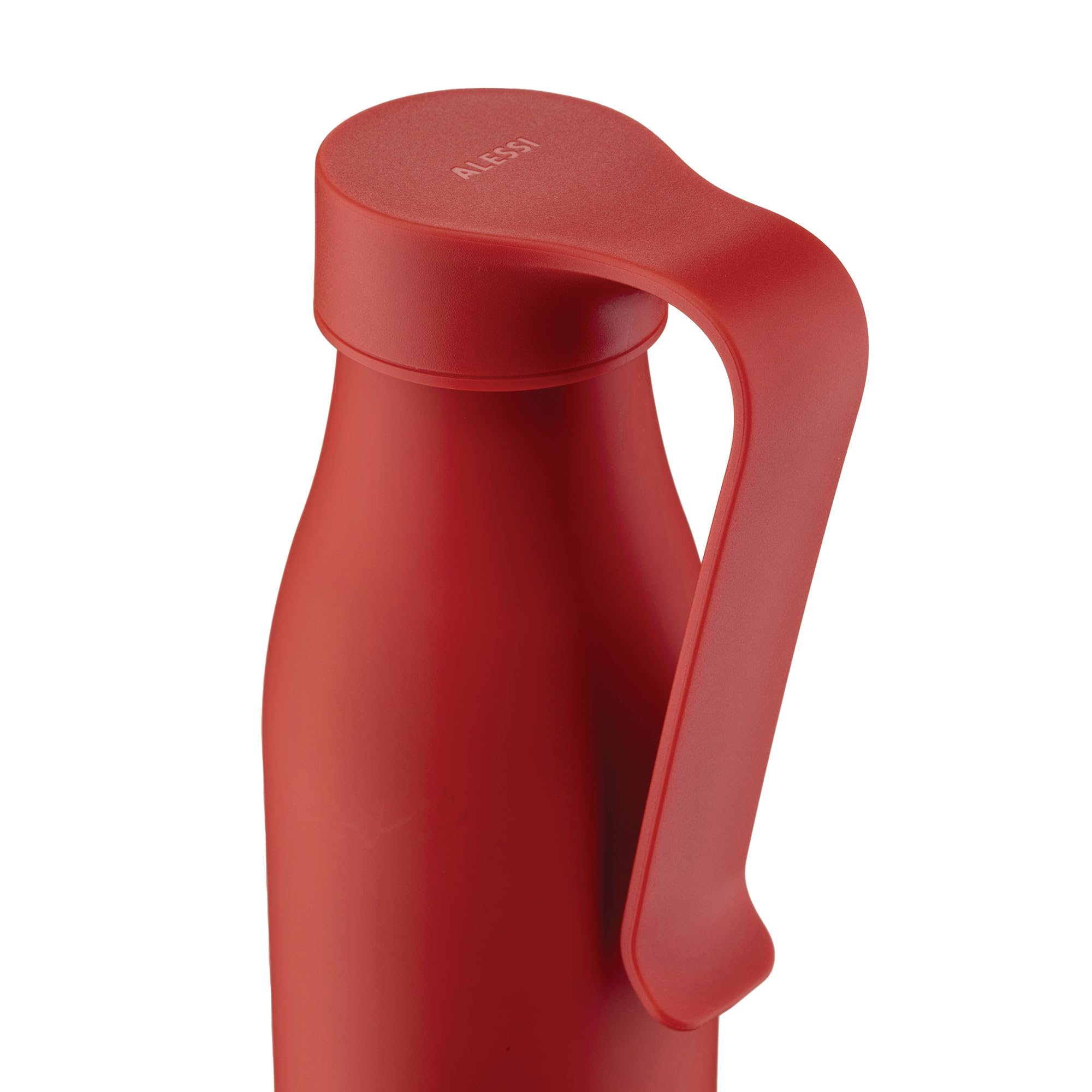 Alessi Away AST01 R - Botella Térmica de Doble Pared con Infusor y Filtro, en Acero Inoxidable 18/10 Colorido, 500 ml, Rojo