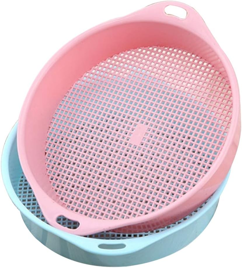 HANABASS Garden Potting Riddles 4Pcs Plastic Sifting Soil