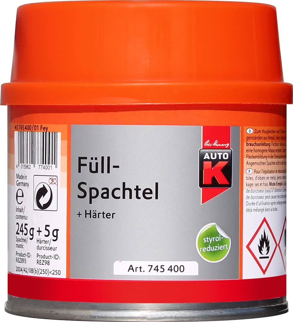 Auto K Mastic de rebouchage 250gr