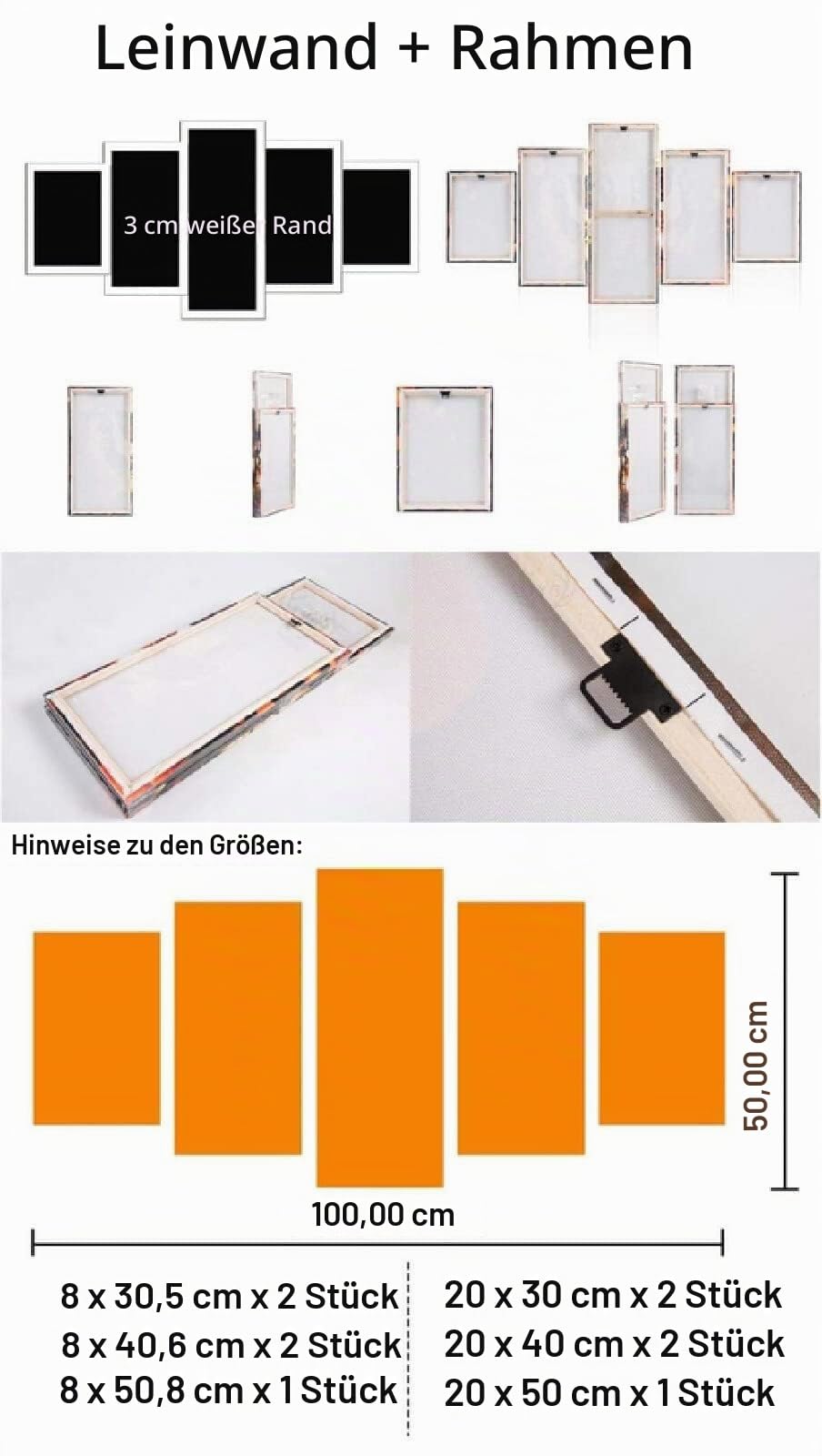 MPPSU Jujutsu Kaisen Anime-Poster Kunstdrucke Modular Wandkunst Modern Wanddekoration Wandbilder Wohnzimmer Schlafzimmer Leinwandbild 5 Teiliges Leinwände Kreatives Geschenk Mit Rahmen 100 * 50cm