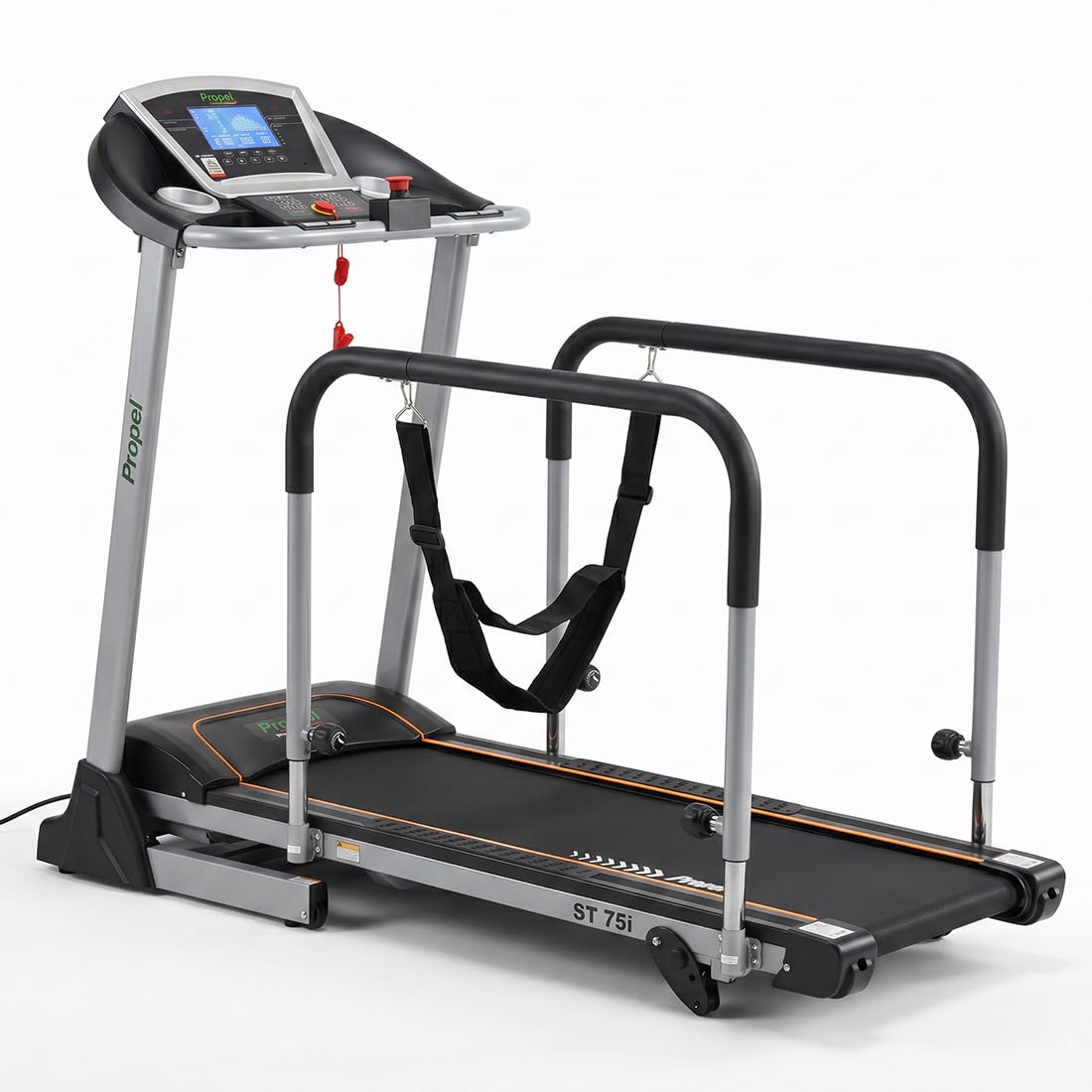 Propel FitnessOne ST 75i Senior-Friendly Treadmill with Safety Belt | Adjustable Handrails |2.0HP Continuous Motor (4.0HP Peak) | 3 Levels Manual Incline | Forward & Reverse Walking | 100 kgs-image-28