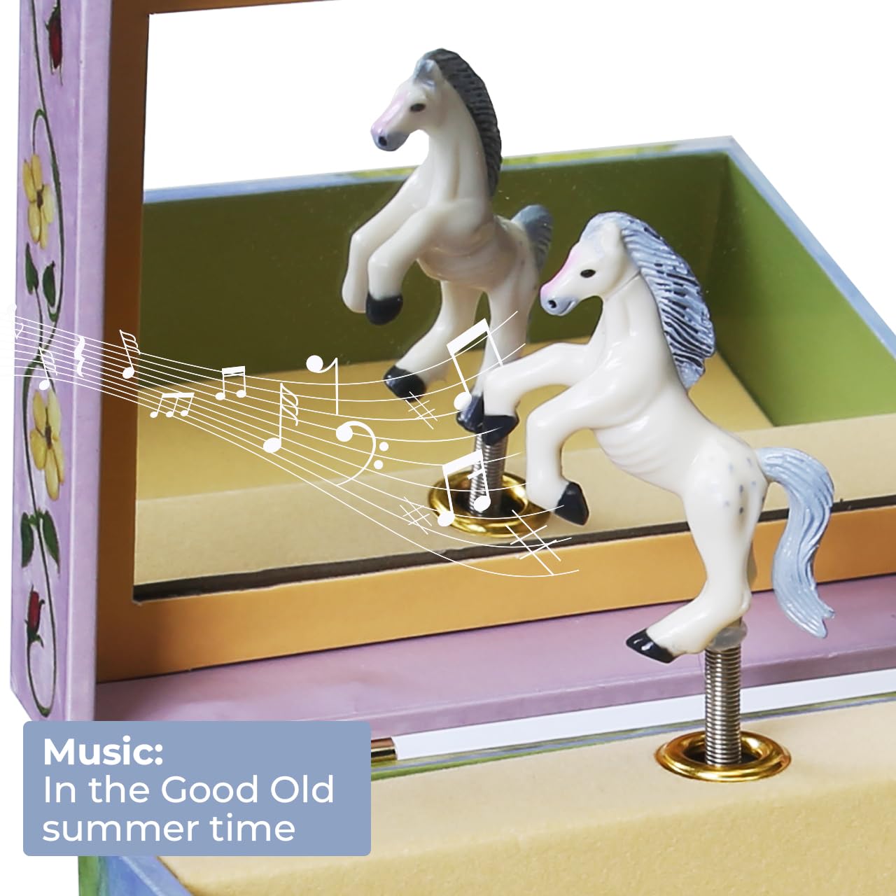 Enchantmints Horse Fairy Musical Jewelry Box Spins to 